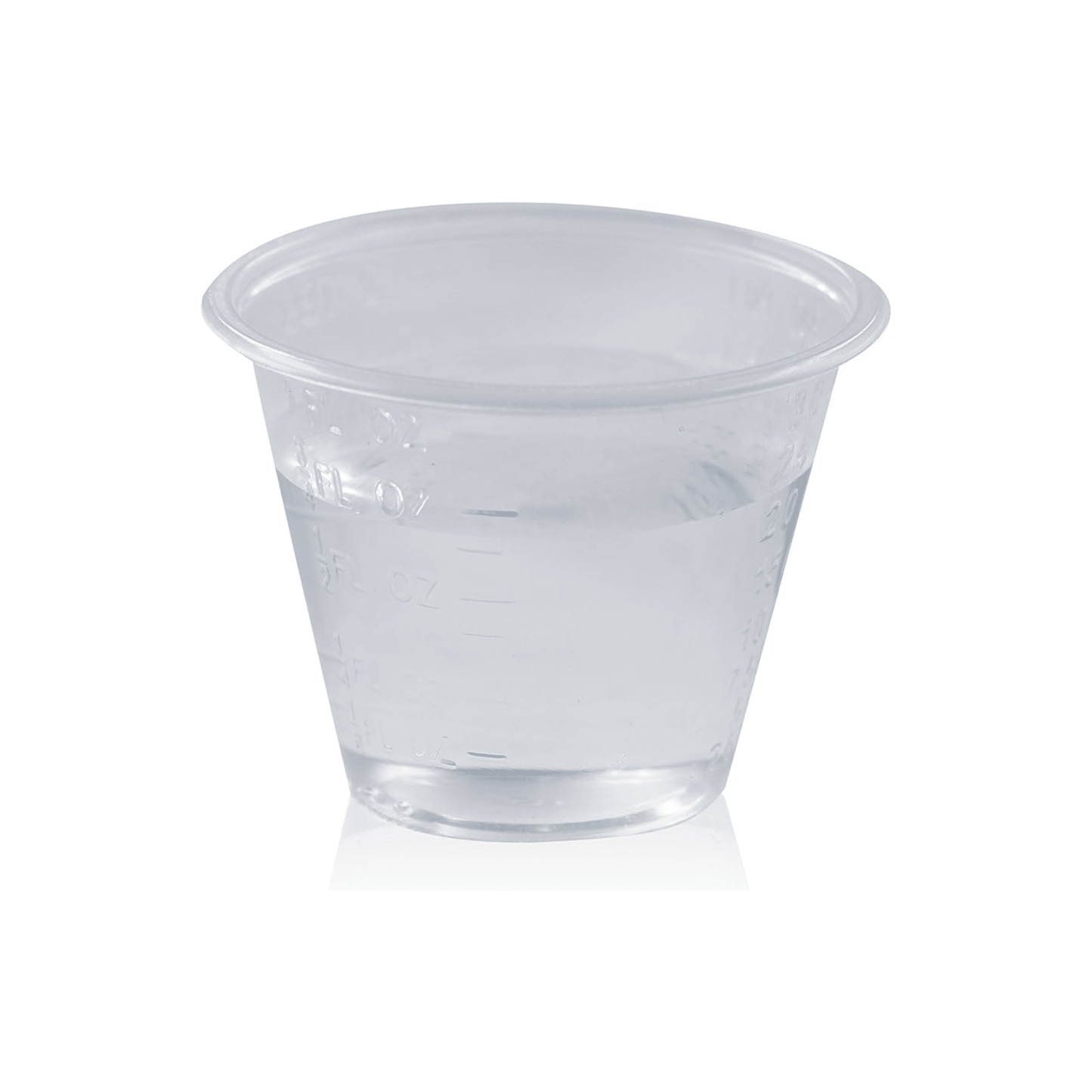 Gobelets gradué de plastique 1oz (100) - Lucifer Tattoo Supply