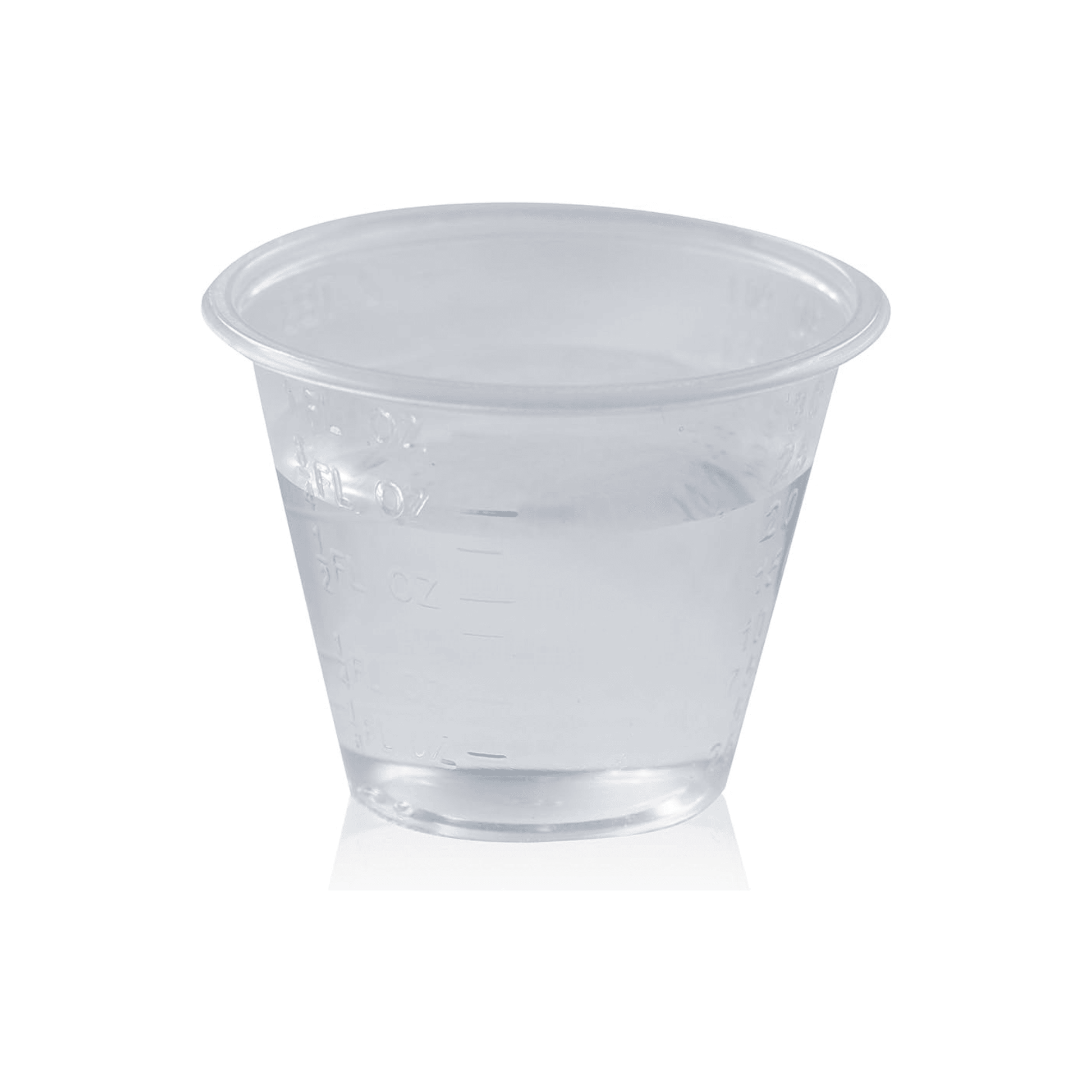 Gobelets gradué de plastique 1oz (100) - Lucifer Tattoo Supply