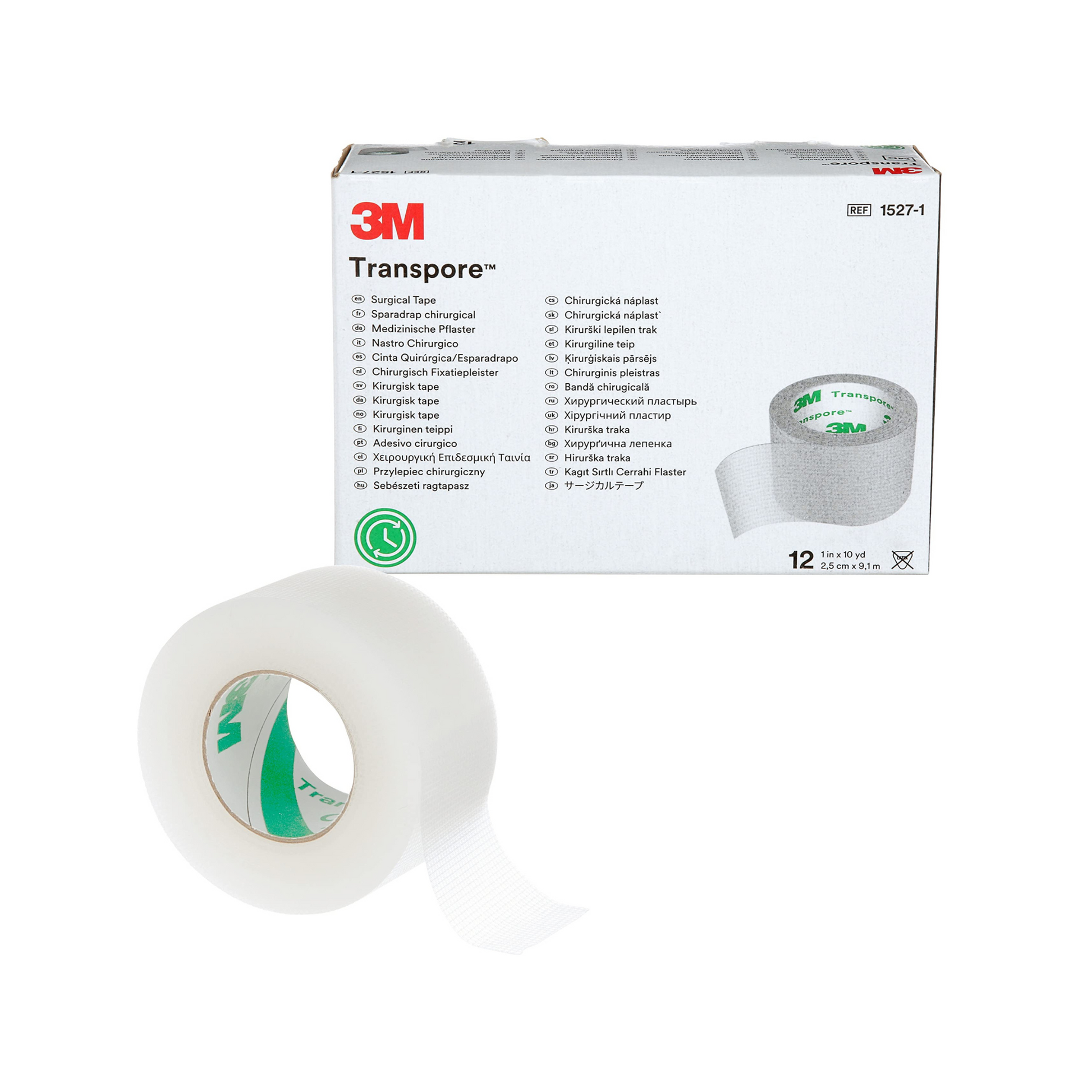 Diachylon Transpore Plastifié 1'' de 3M (12) - Lucifer Tattoo Supply
