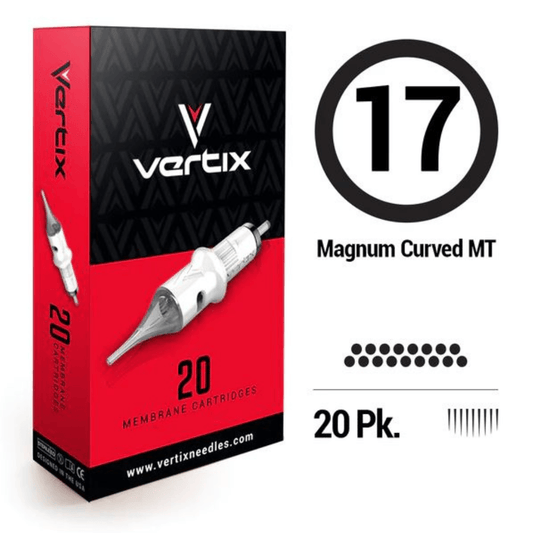 Cartouches Vertix Round Mag Medium Taper 0.35mm - Lucifer Tattoo Supply