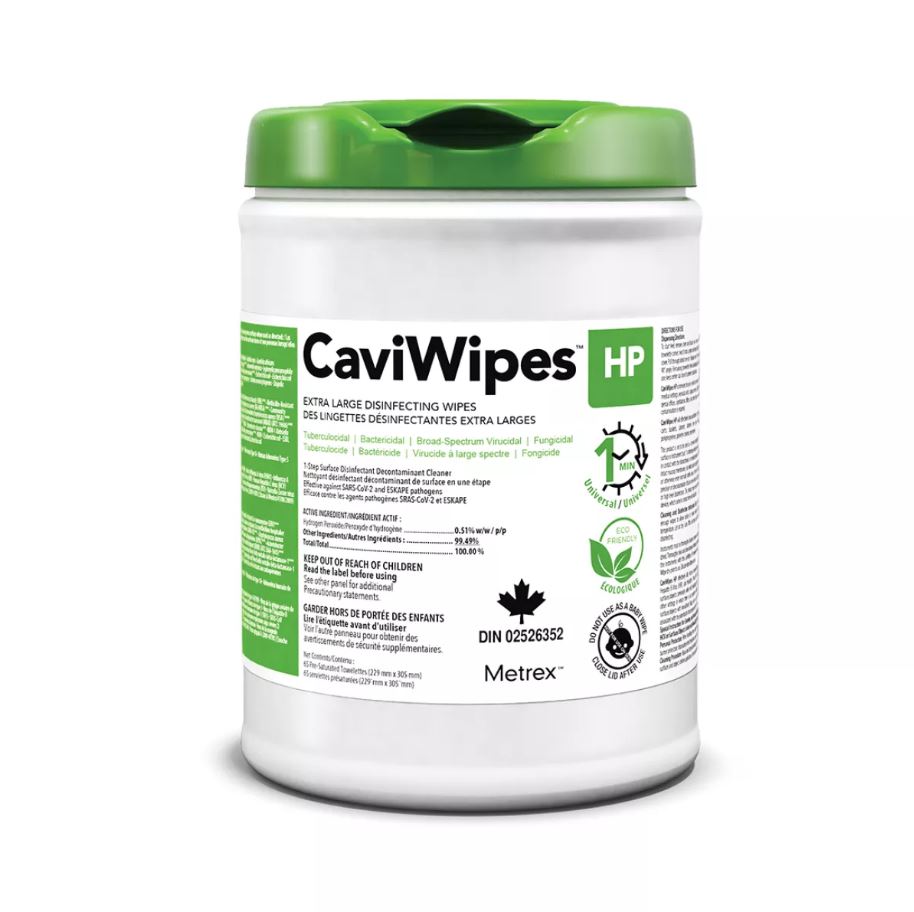 Caviwipes disinfectant wipe