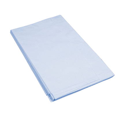 Draps Jetable Bleus tissu 2 plis (100)