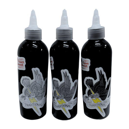 Flowcolours Grey Wash 250ml/8oz (dégradé noir) - Lucifer Tattoo Supply