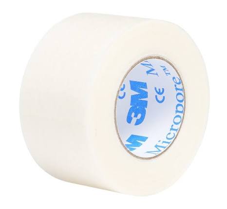 Diachylon Micropore Papier 1 pouce de 3M (12)