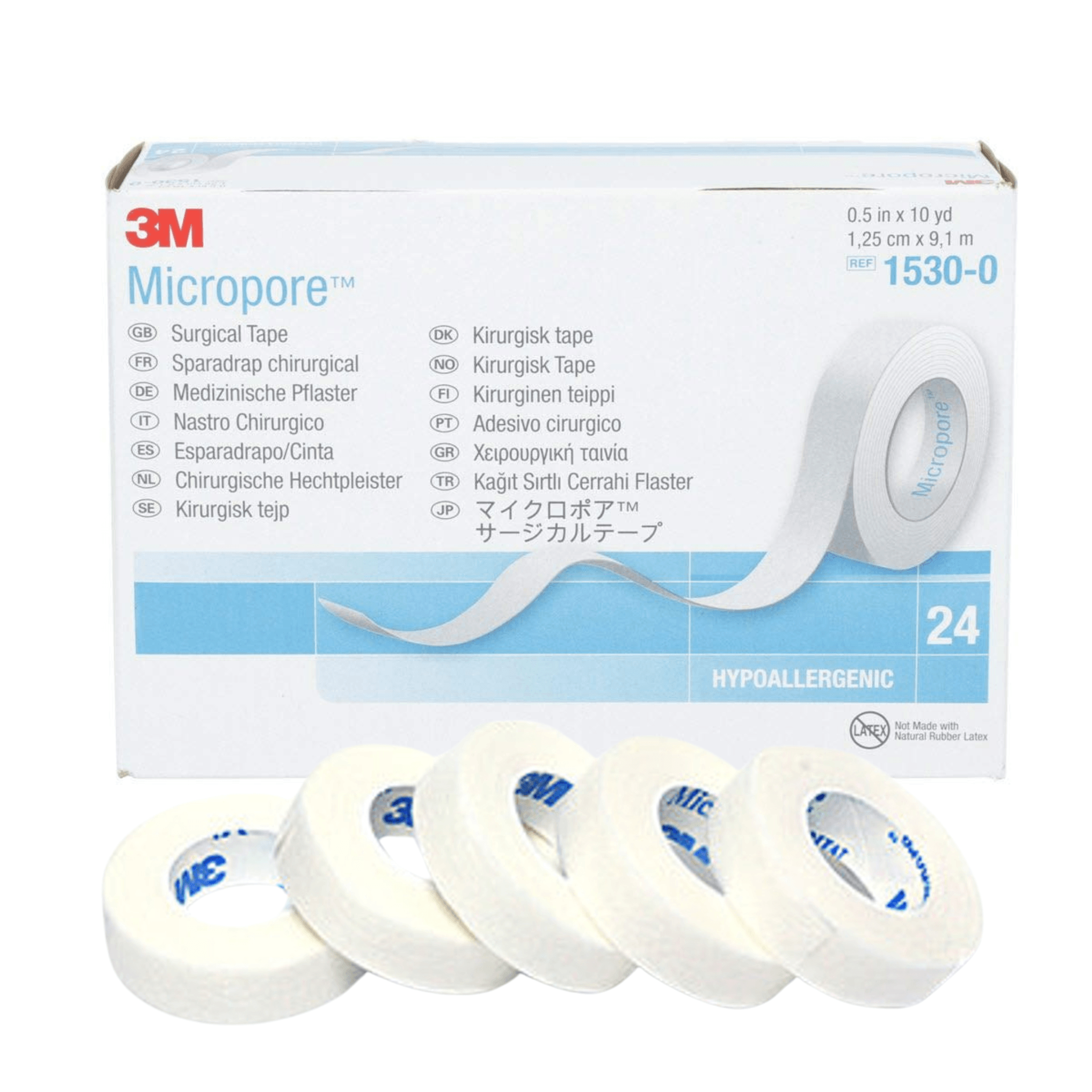 Diachylon Diachylon Micropore Paper 1/2 from 3M – Lucifer Tattoo Supply